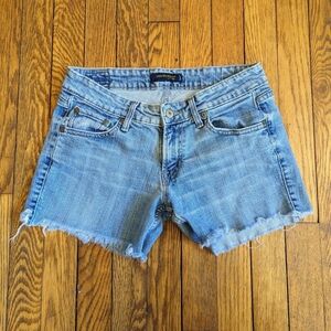 Y2k Levi's 524 Too Superlow Cutoff Low-rise Denim Jean Shorts